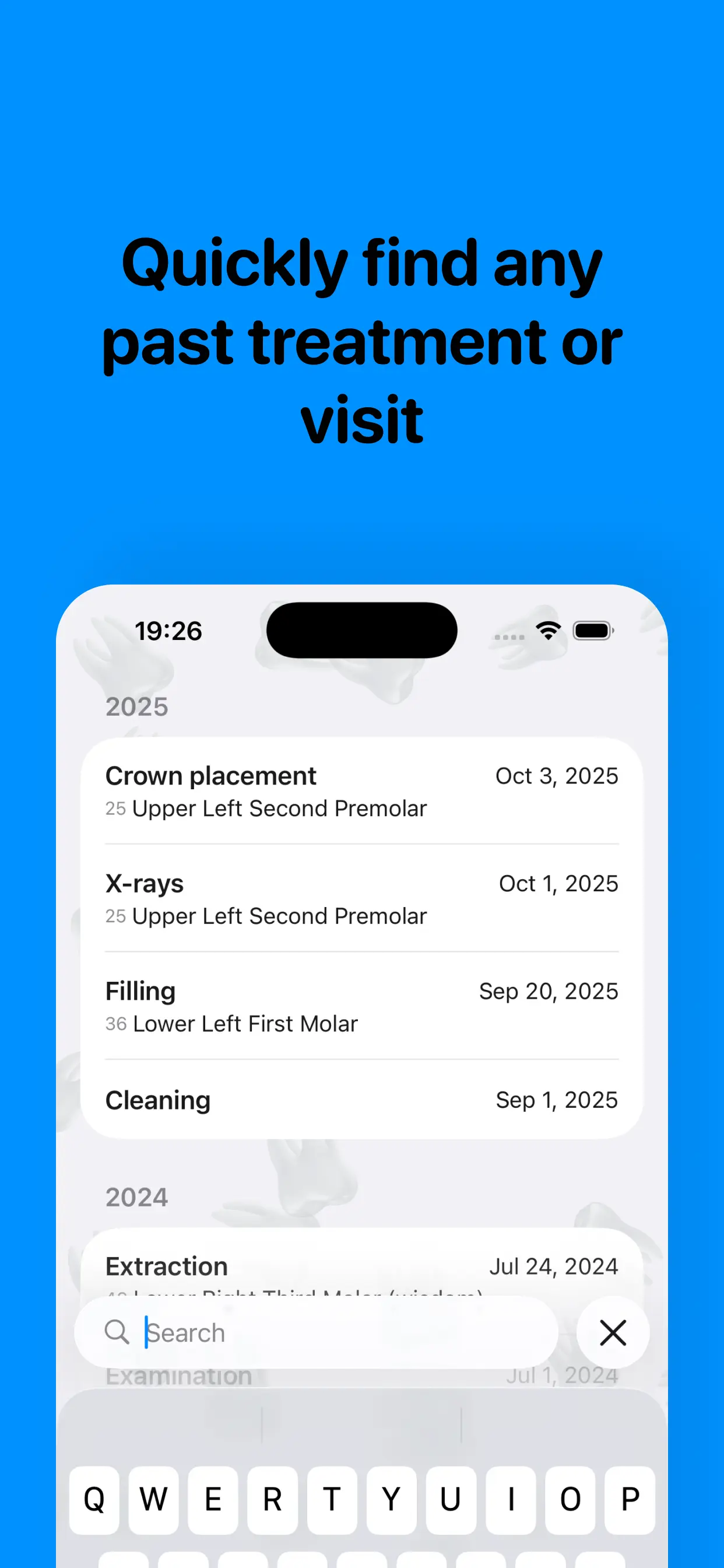Teeth App - Treatment Insights